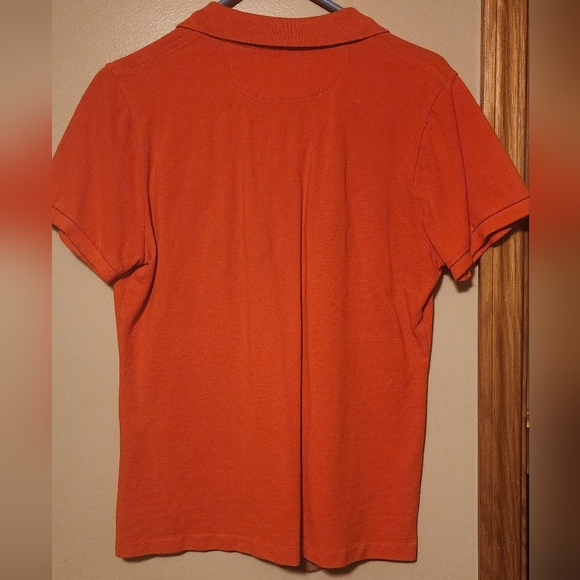 Orange women's Ralph Lauren Polo shirt in great condition! - Picture 3 of 3